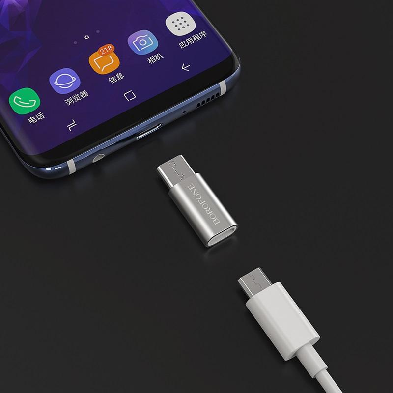 Adaptateur Micro-USB vers USB-C BOROFONE BV4