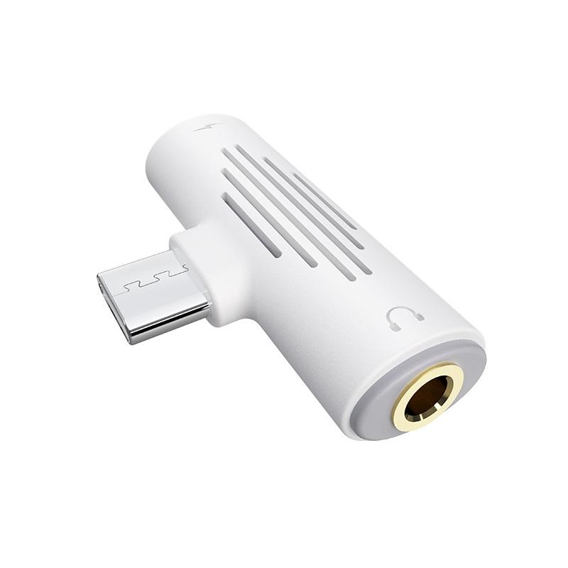Convertisseur audio USB-C vers USB-C et prise jack 3,5 mm BV8