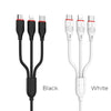 Câble 3-en-1 Lightning / Micro-USB / USB-C BX17 Enjoy