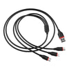 Câble 3-en-1 Lightning / Micro-USB / USB-C BX17 Enjoy